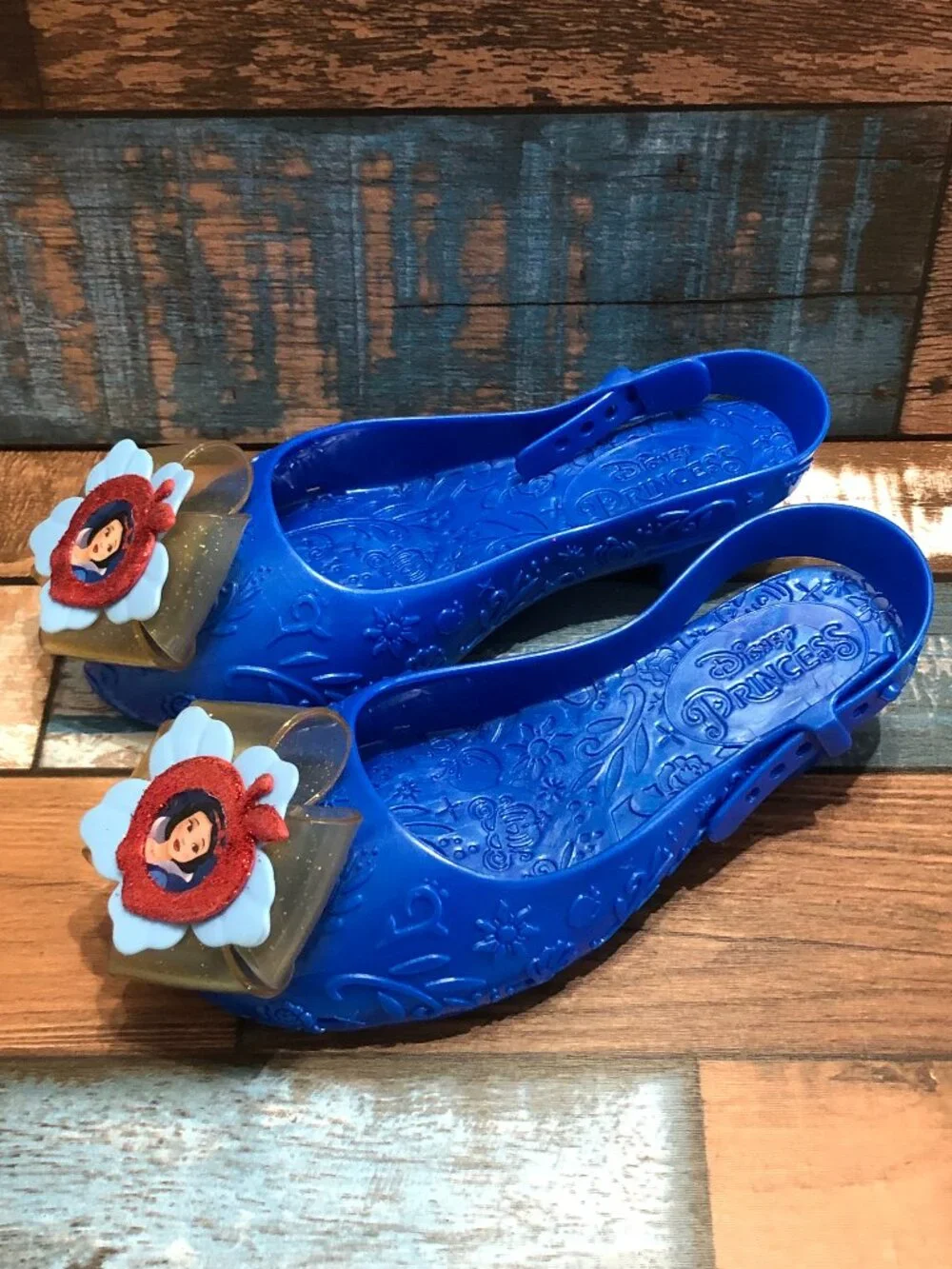 Disguise Disney Princess Snow White Slippers Girl's Dress Up Shoes Toddler 7-10